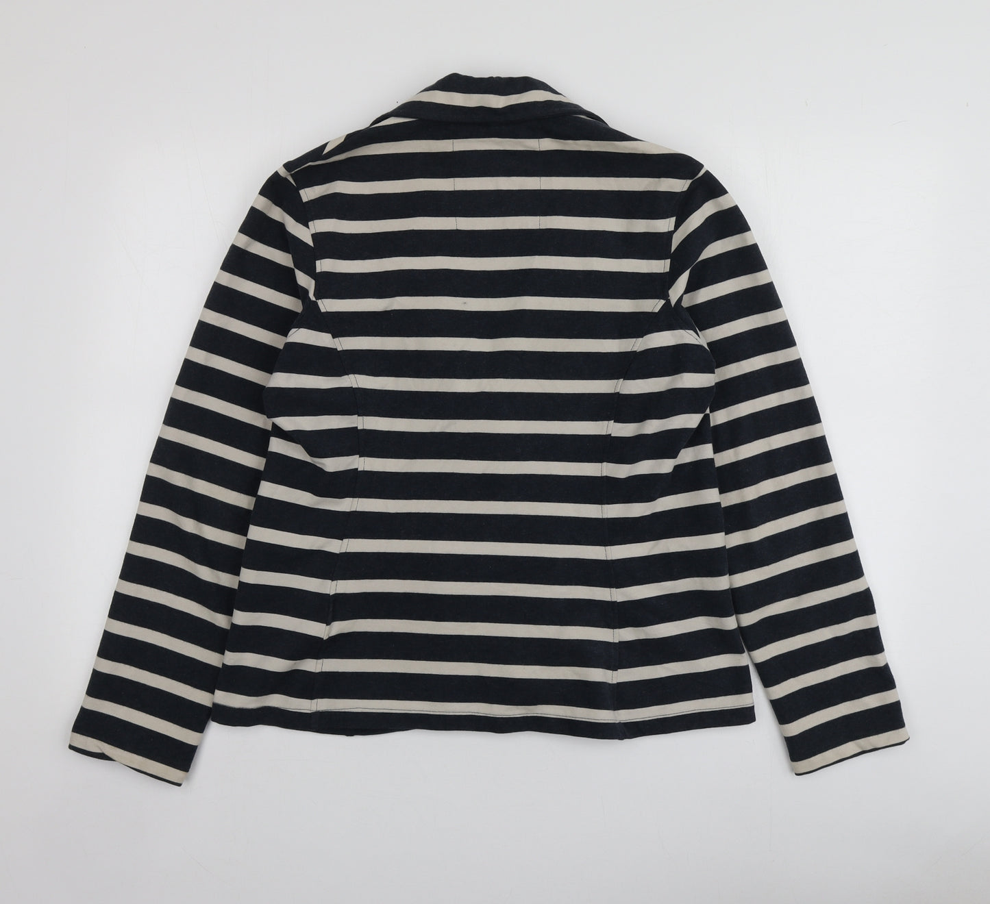 Seasalt Womens Blue Striped  Jacket  Size 12