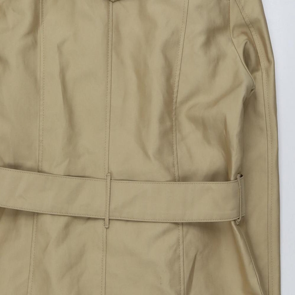 New Look Womens Beige   Overcoat Coat Size 16