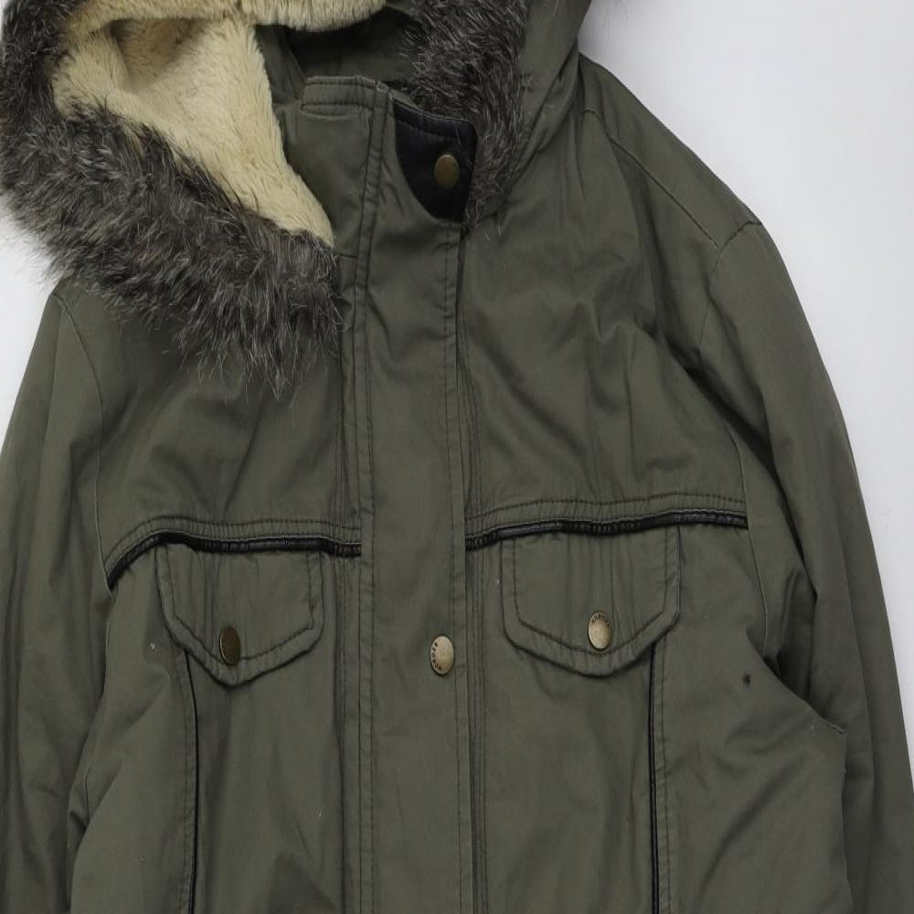 Noroze Womens Green   Parka Jacket Size 18