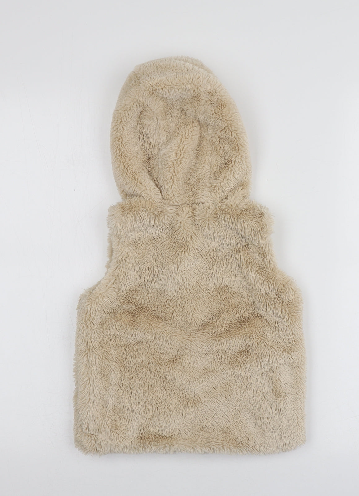 Nutmeg Girls Beige   Gilet Jacket Size 3-4 Years