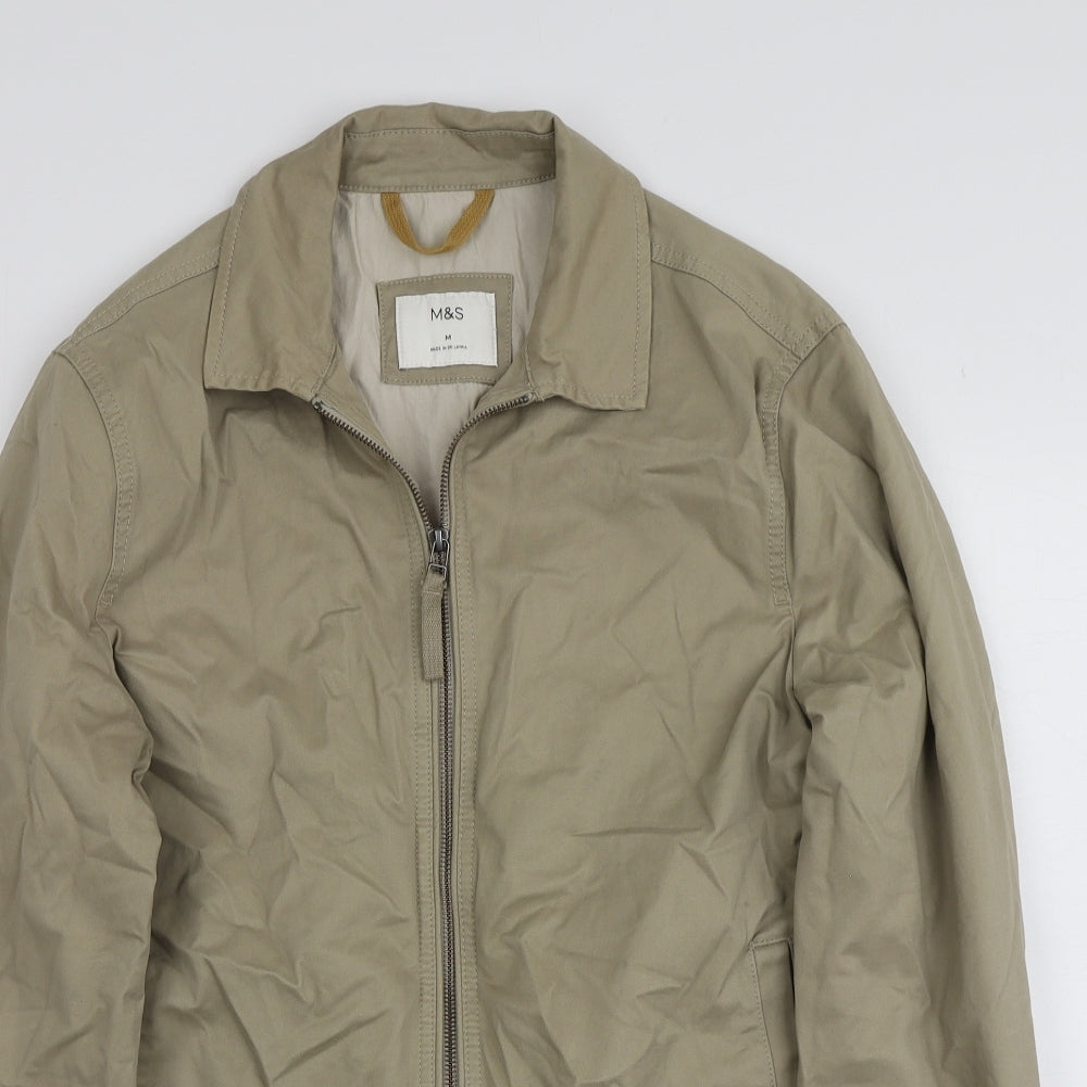 M&S Mens Beige   Jacket  Size M