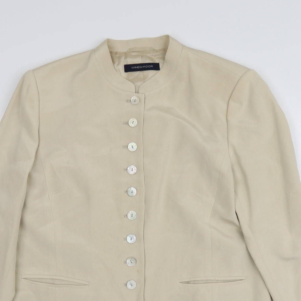 Windsmoor Womens Beige   Jacket  Size 12