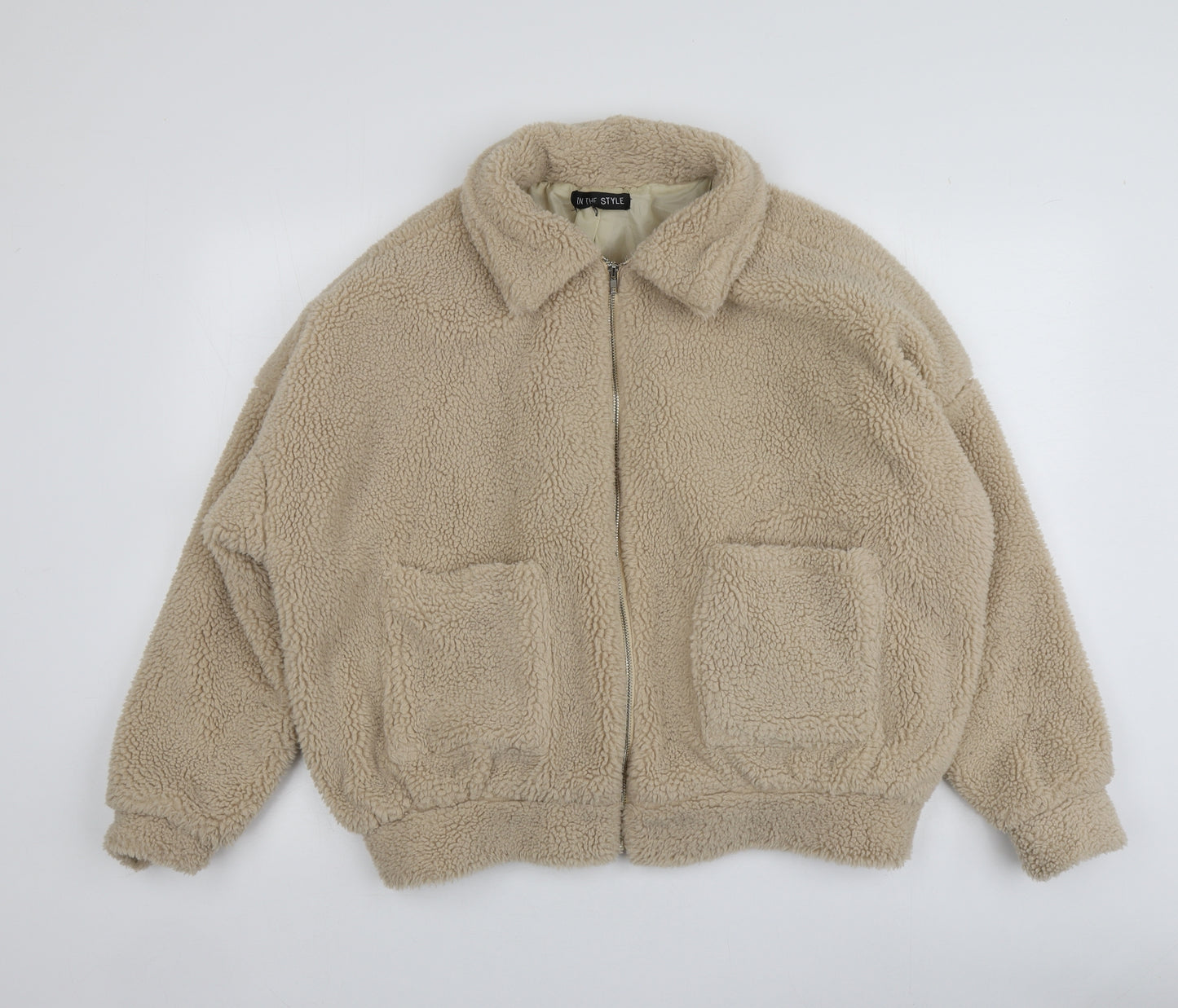 In the Style Womens Beige   Jacket  Size M