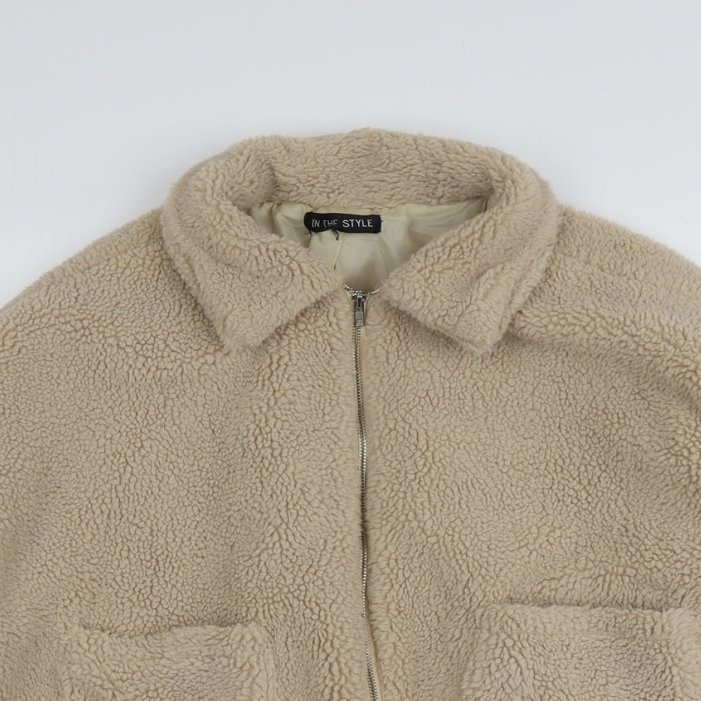 In the Style Womens Beige   Jacket  Size M
