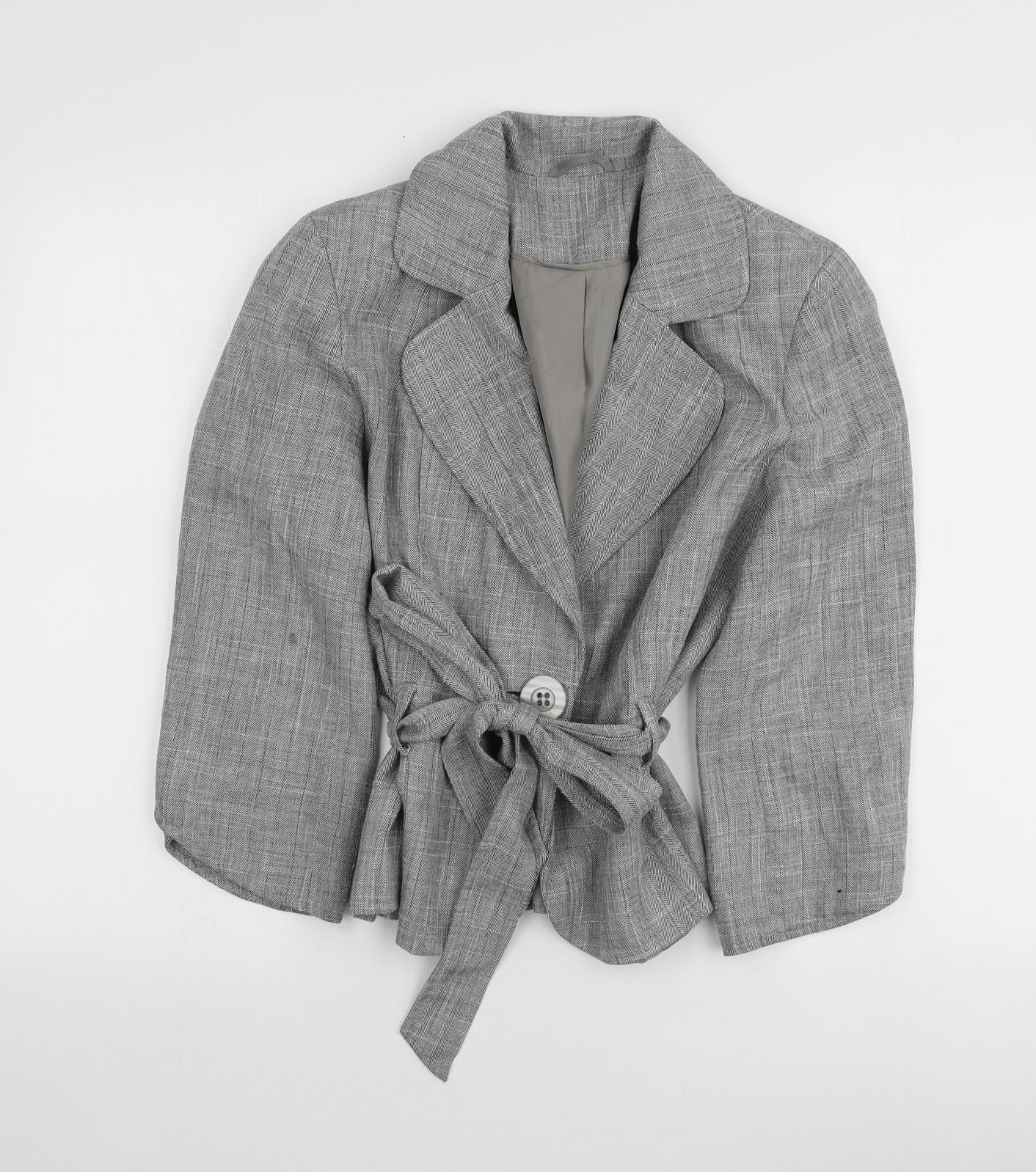 Evie Collection Womens Grey   Jacket  Size 14