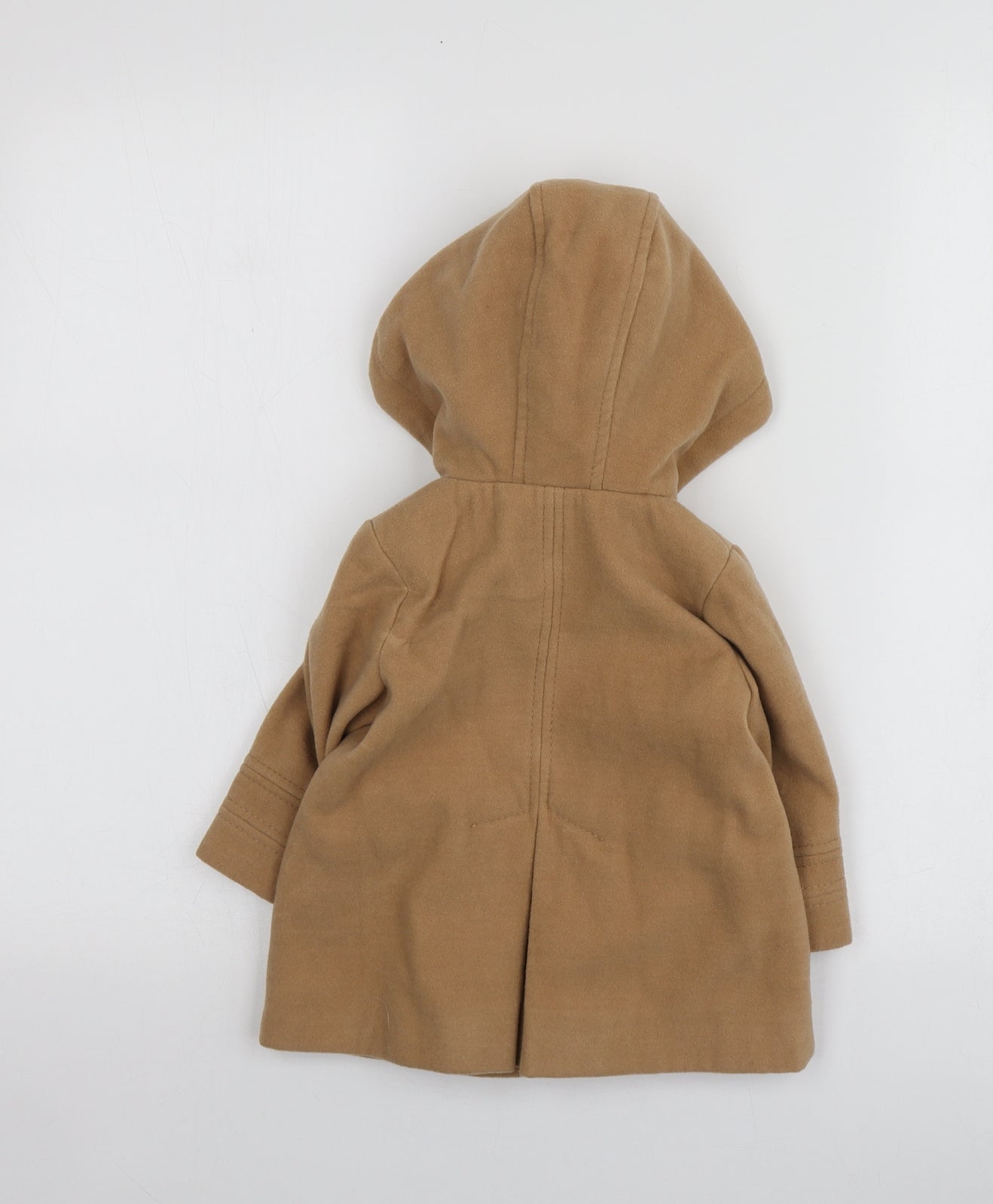 NEXT Girls Beige   Overcoat Coat Size 9-12 Months