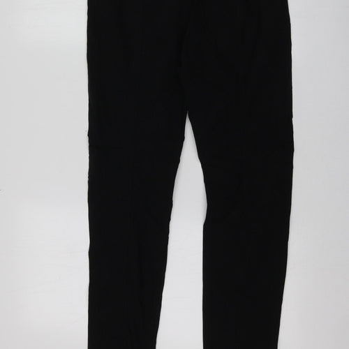 Yessica Womens Black  Viscose Jogger Leggings Size 40 L31 in