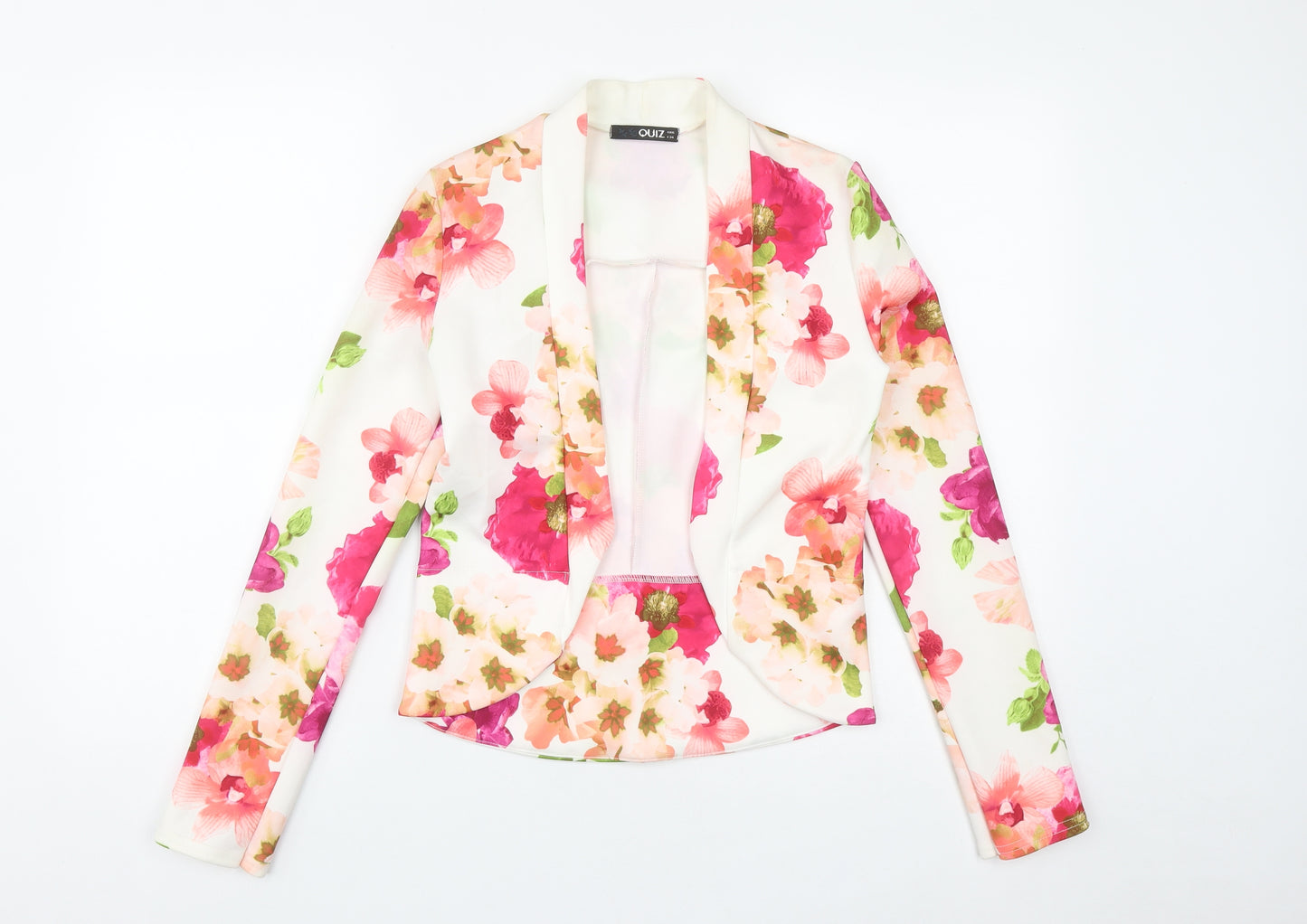 Quiz Womens Multicoloured Floral  Jacket  Size 6