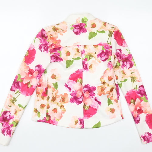 Quiz Womens Multicoloured Floral  Jacket  Size 6