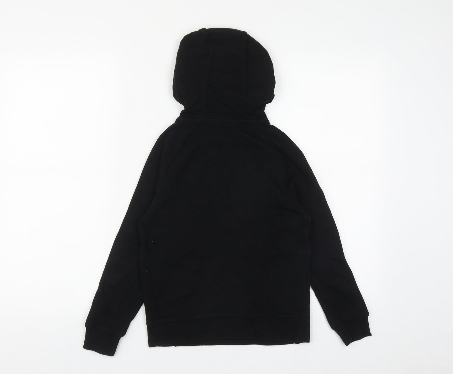 George Boys Black  Cotton Pullover Hoodie Size 7-8 Years