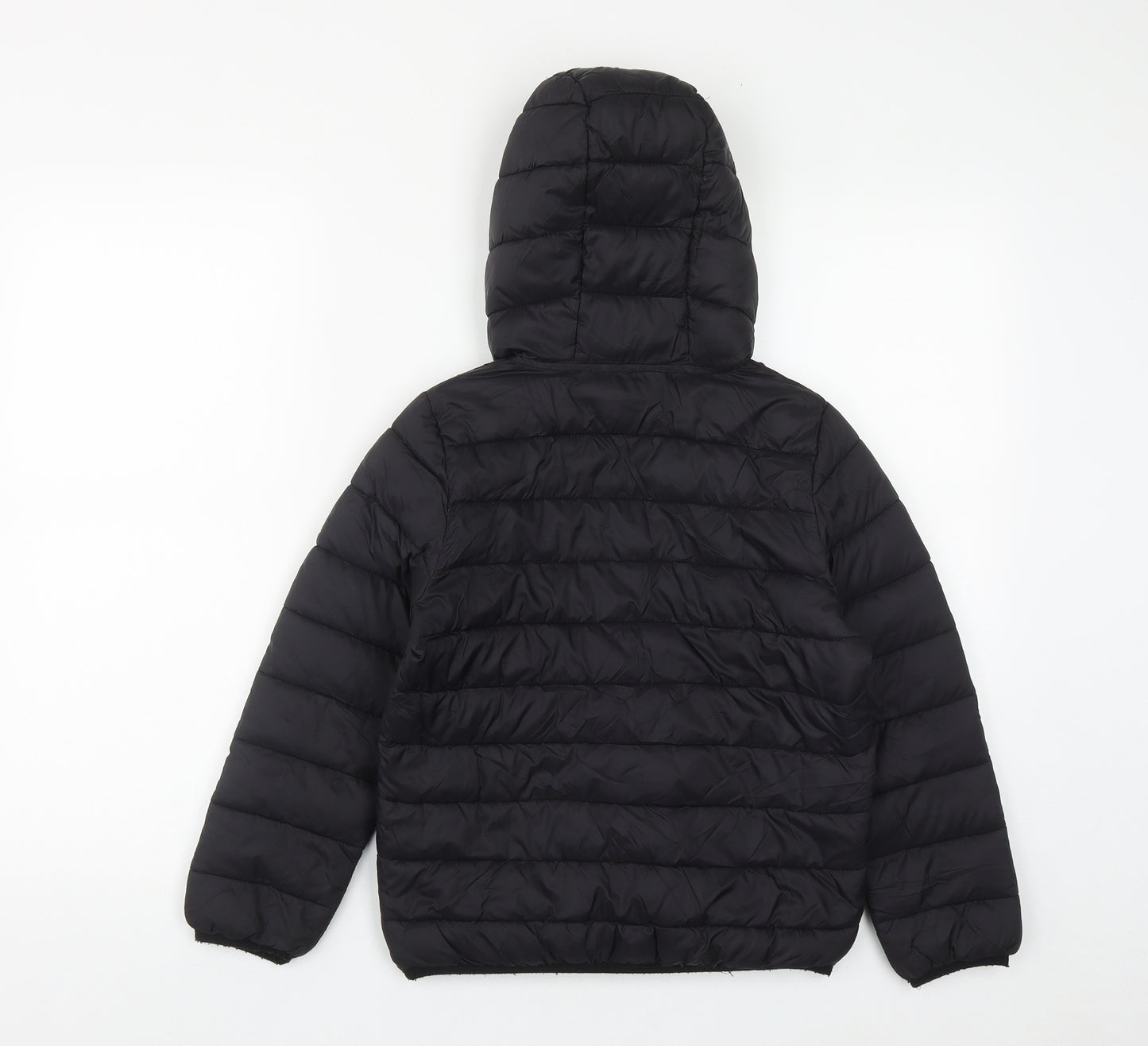NEXT Boys Black   Quilted Jacket Size 8 Years  Zip
