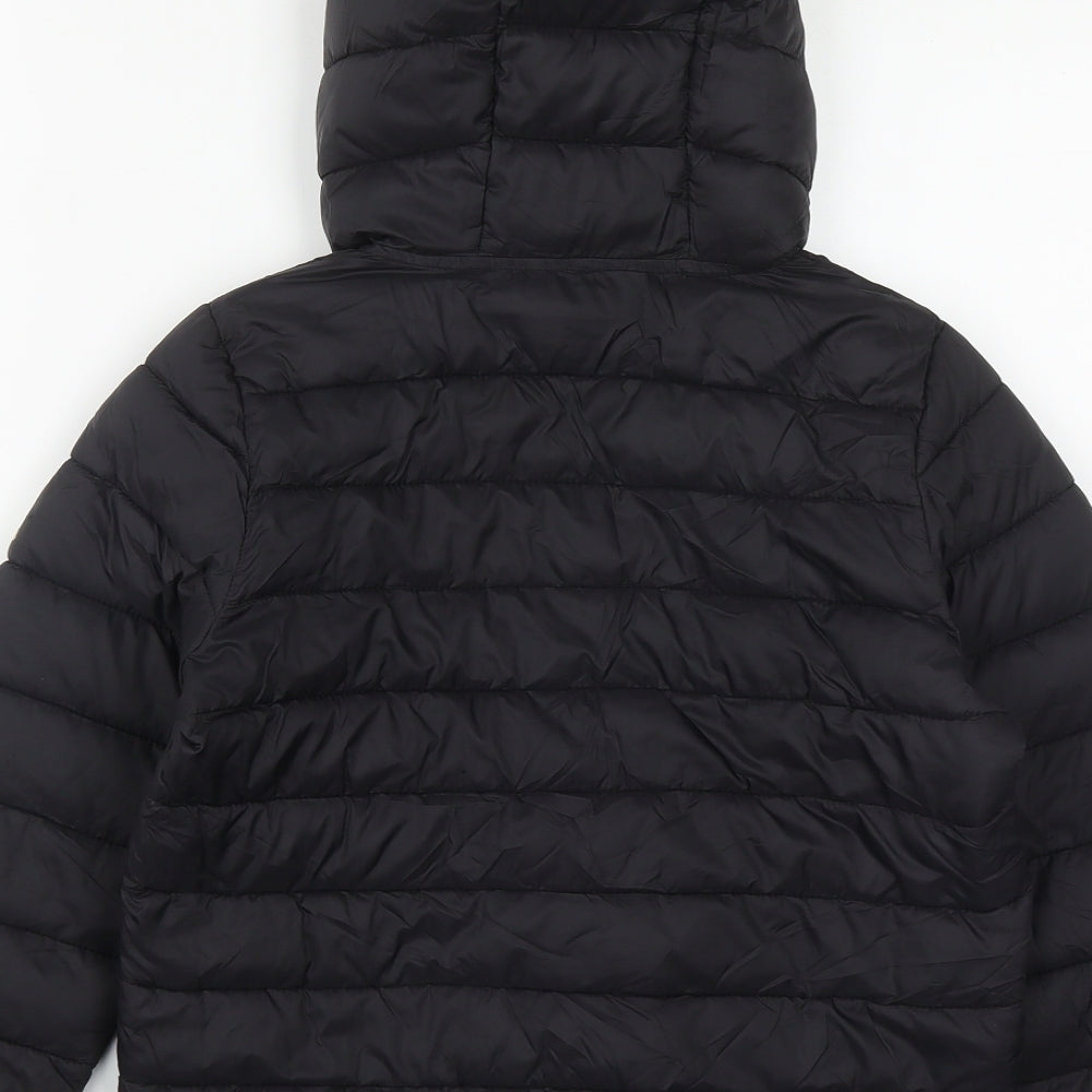 NEXT Boys Black   Quilted Jacket Size 8 Years  Zip