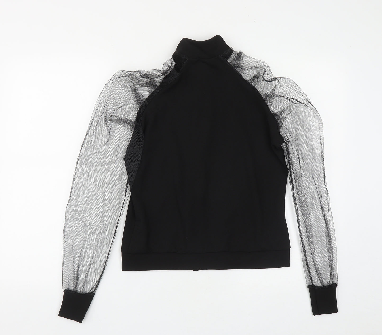 I SAW IT FIRST Womens Black  Polyester Basic Blouse Size XS High Neck