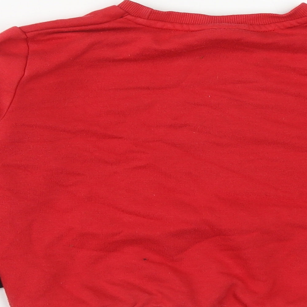 Toy Story Boys Red  Cotton Pullover Sweatshirt Size 4-5 Years   - Toy Story