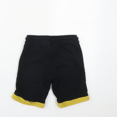 JACK & JONES Boys Black  Polyester Sweat Shorts Size 10 Years  Regular Drawstring