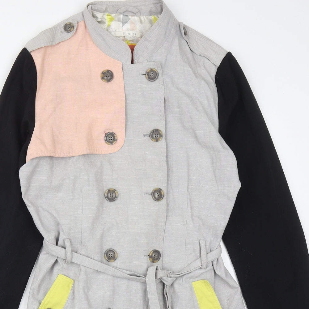 St Martins Womens Multicoloured   Jacket  Size 14  Button