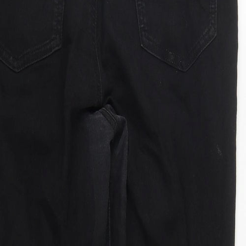 Marks and Spencer Womens Black  Cotton Jegging Jeans Size 14 L27 in Regular