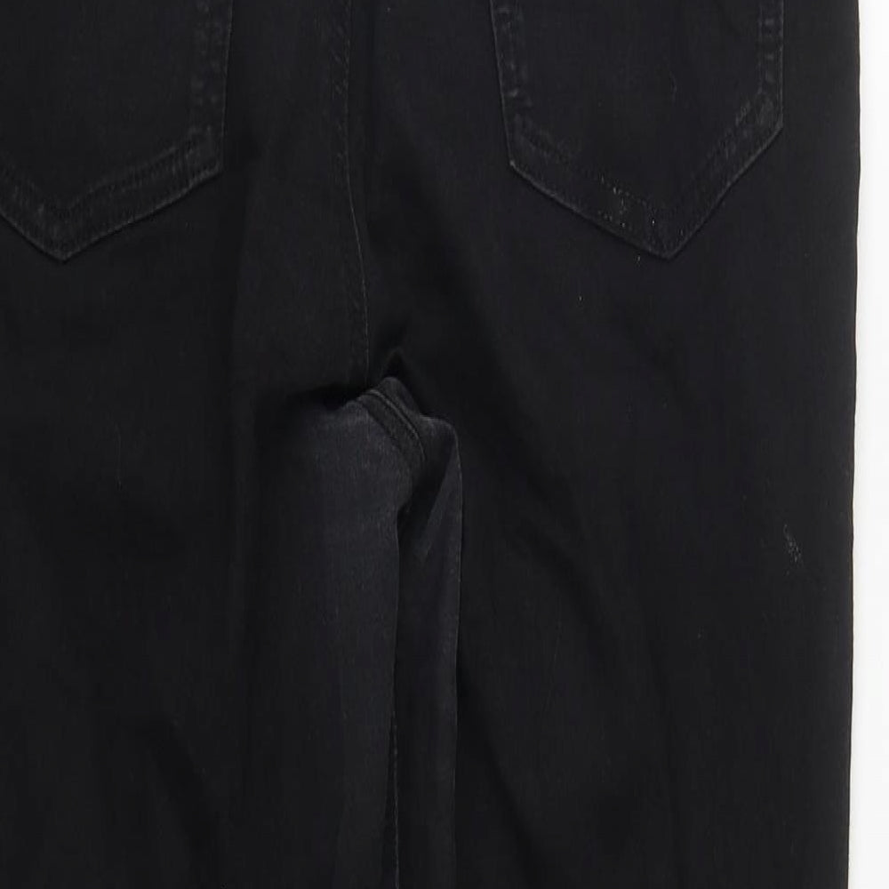 Marks and Spencer Womens Black  Cotton Jegging Jeans Size 14 L27 in Regular