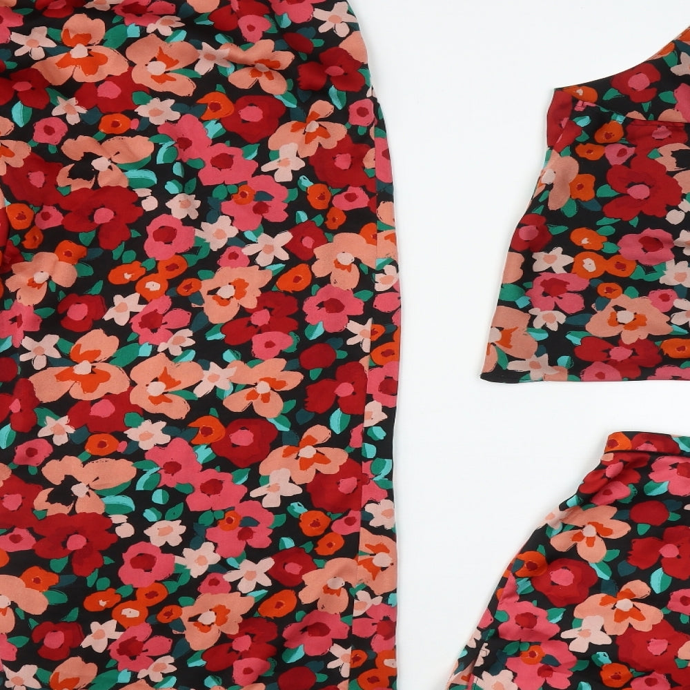 Primark Womens Multicoloured Floral Polyester Top Pyjama Set Size M   - Set of 3