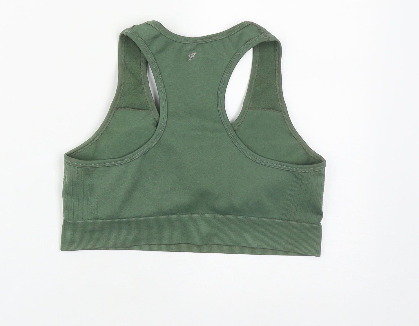 Primark Womens Green  Polyester Cropped Tank Size M Round Neck