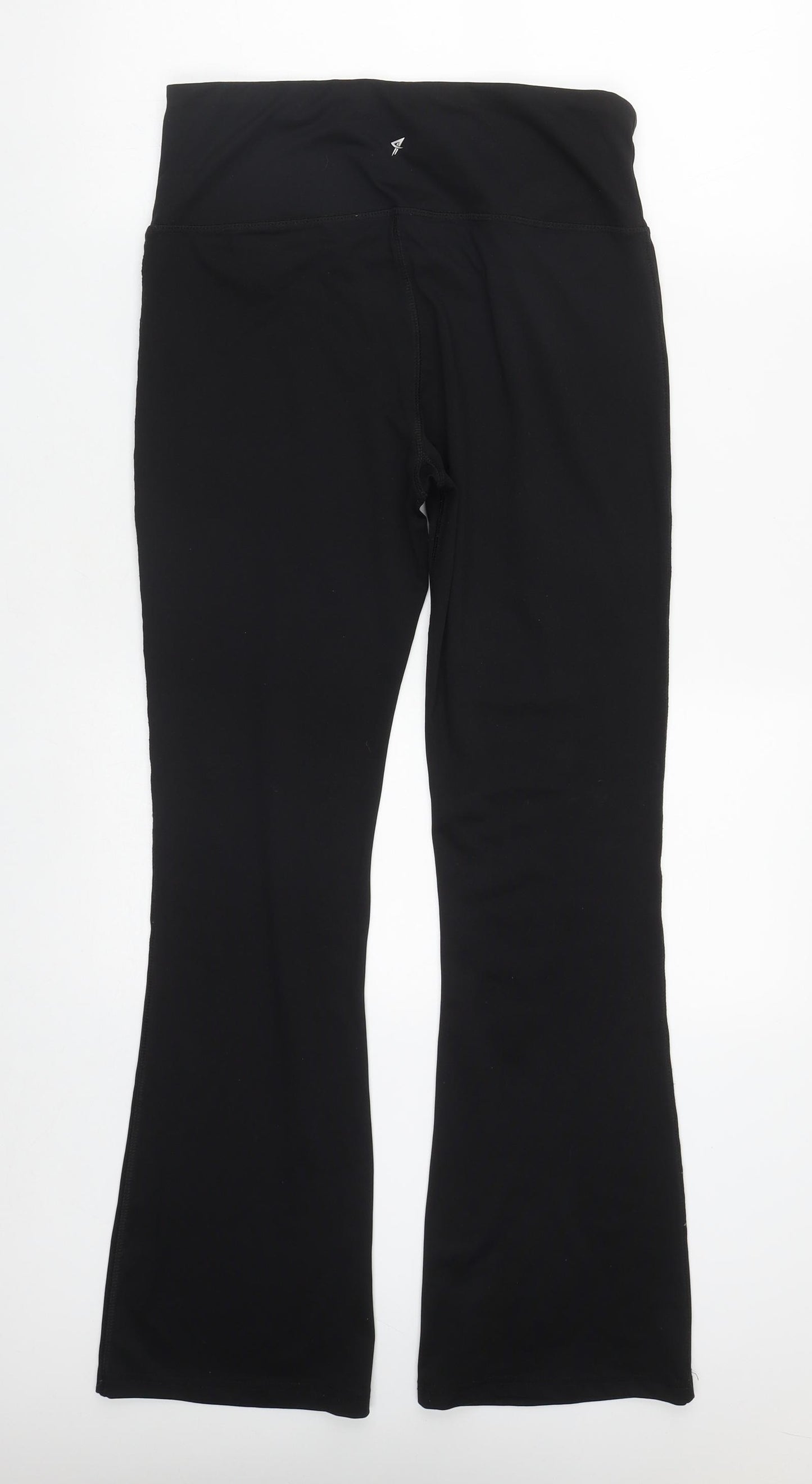 Primark Womens Black  Polyester Compression Trousers Size M L30 in Regular