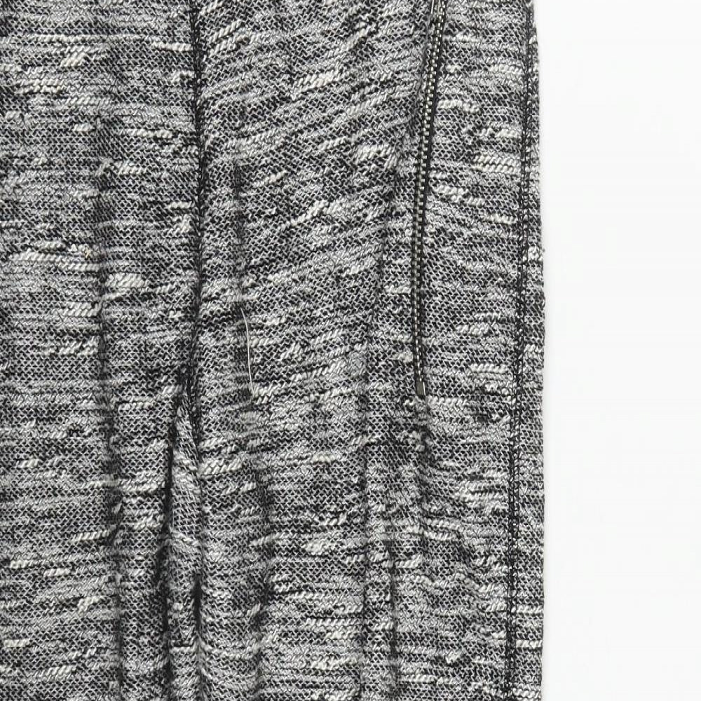 Topshop Womens Multicoloured  Viscose Jogger Trousers Size 10 L24 in Regular Drawstring