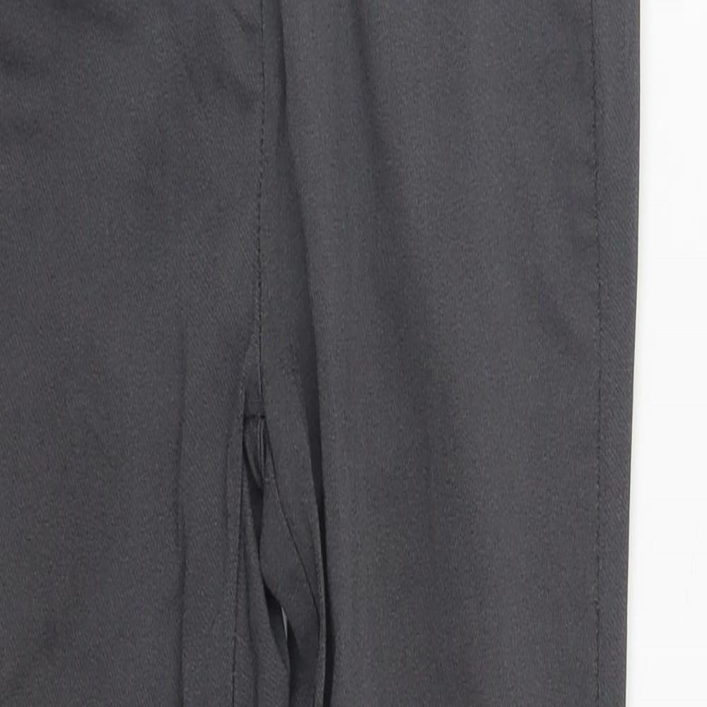 NEXT Boys Grey  Viscose Dress Pants Trousers Size 12 Years  Slim Zip
