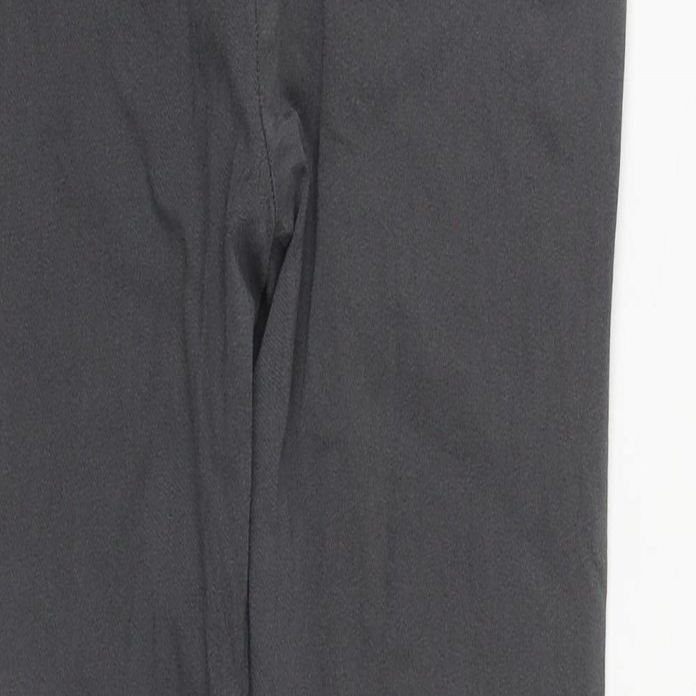 NEXT Boys Grey  Viscose Dress Pants Trousers Size 12 Years  Slim Zip