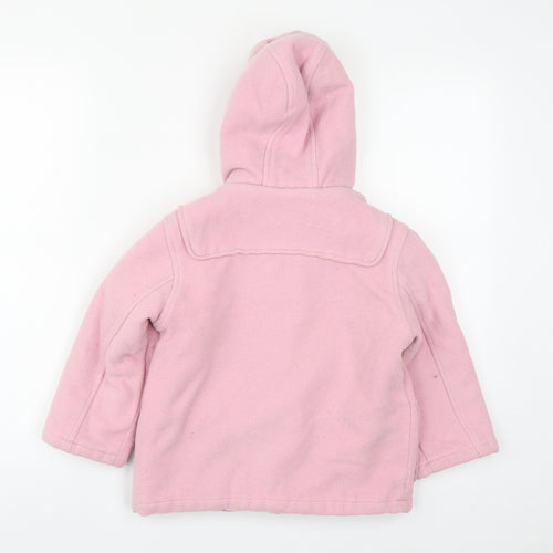 Ladybird Girls Pink   Duffle Coat Coat Size 4-5 Years  Zip