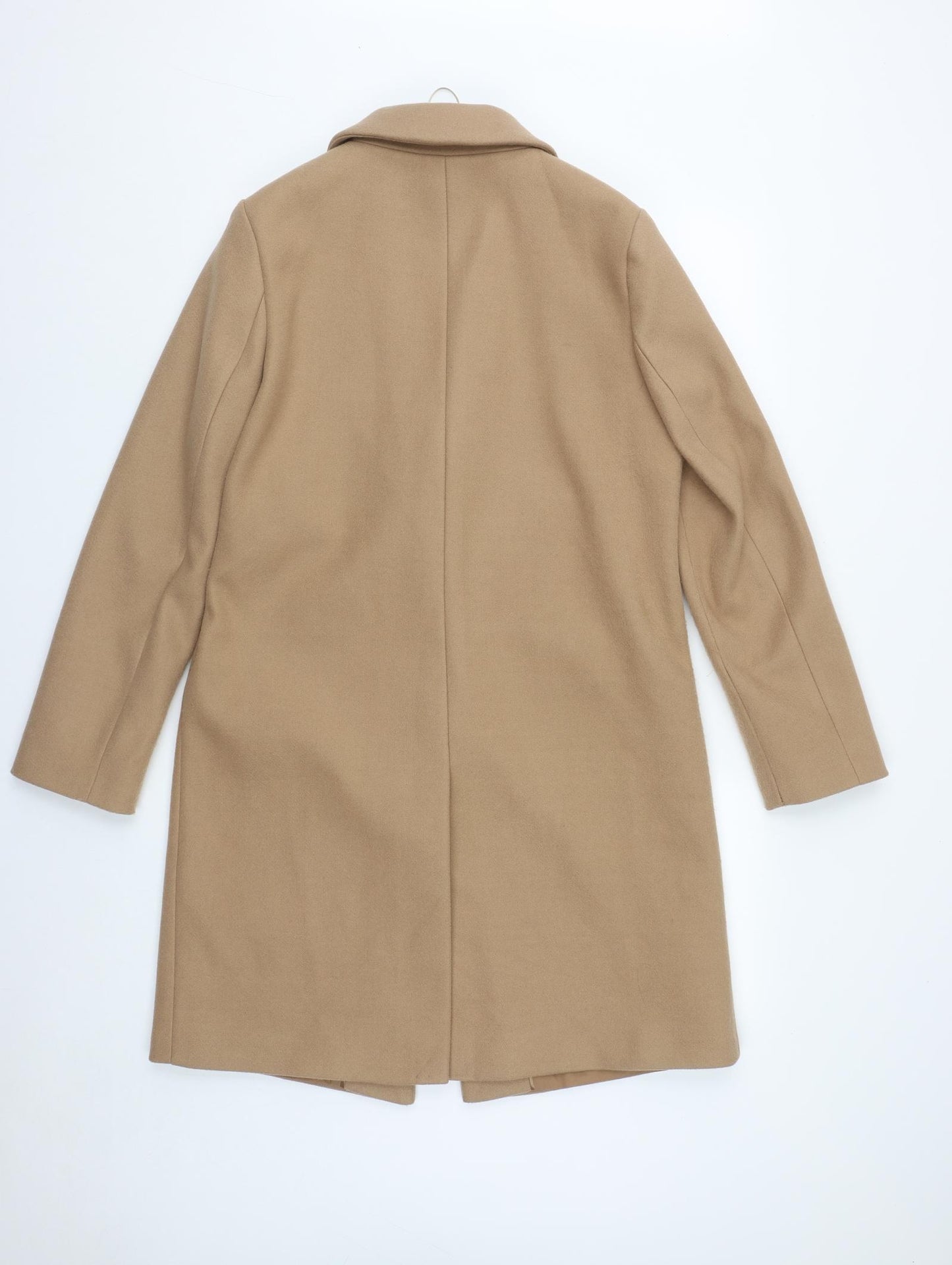 Marks and Spencer Womens Brown   Trench Coat Blazer Size 12  Snap