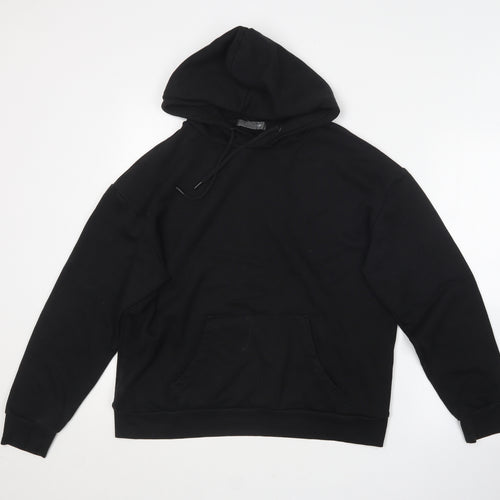 Primark Womens Black  Polyester Pullover Hoodie Size M
