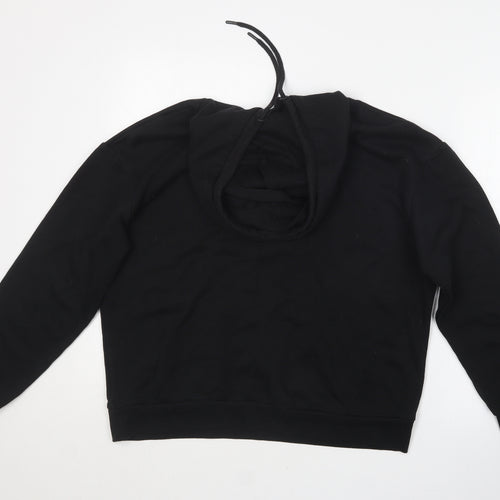 Primark Womens Black  Polyester Pullover Hoodie Size M