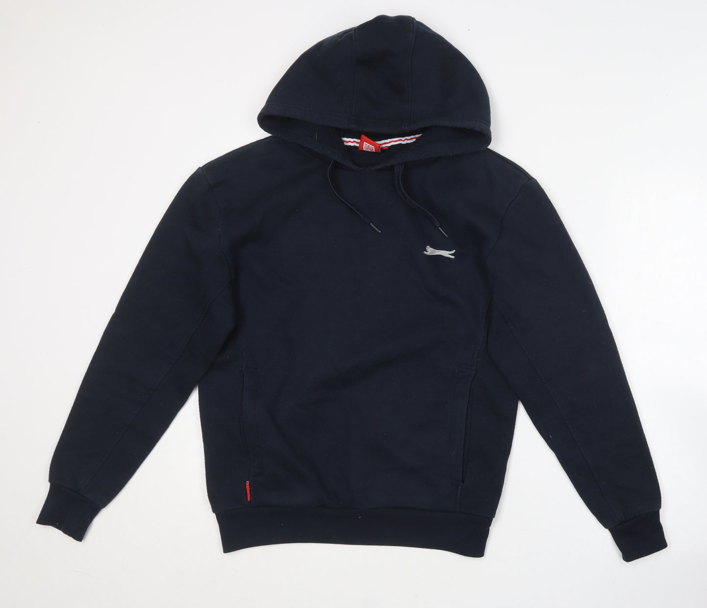 Slazenger Mens Blue  Cotton Pullover Hoodie Size S