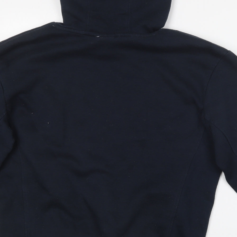 Slazenger Mens Blue  Cotton Pullover Hoodie Size S