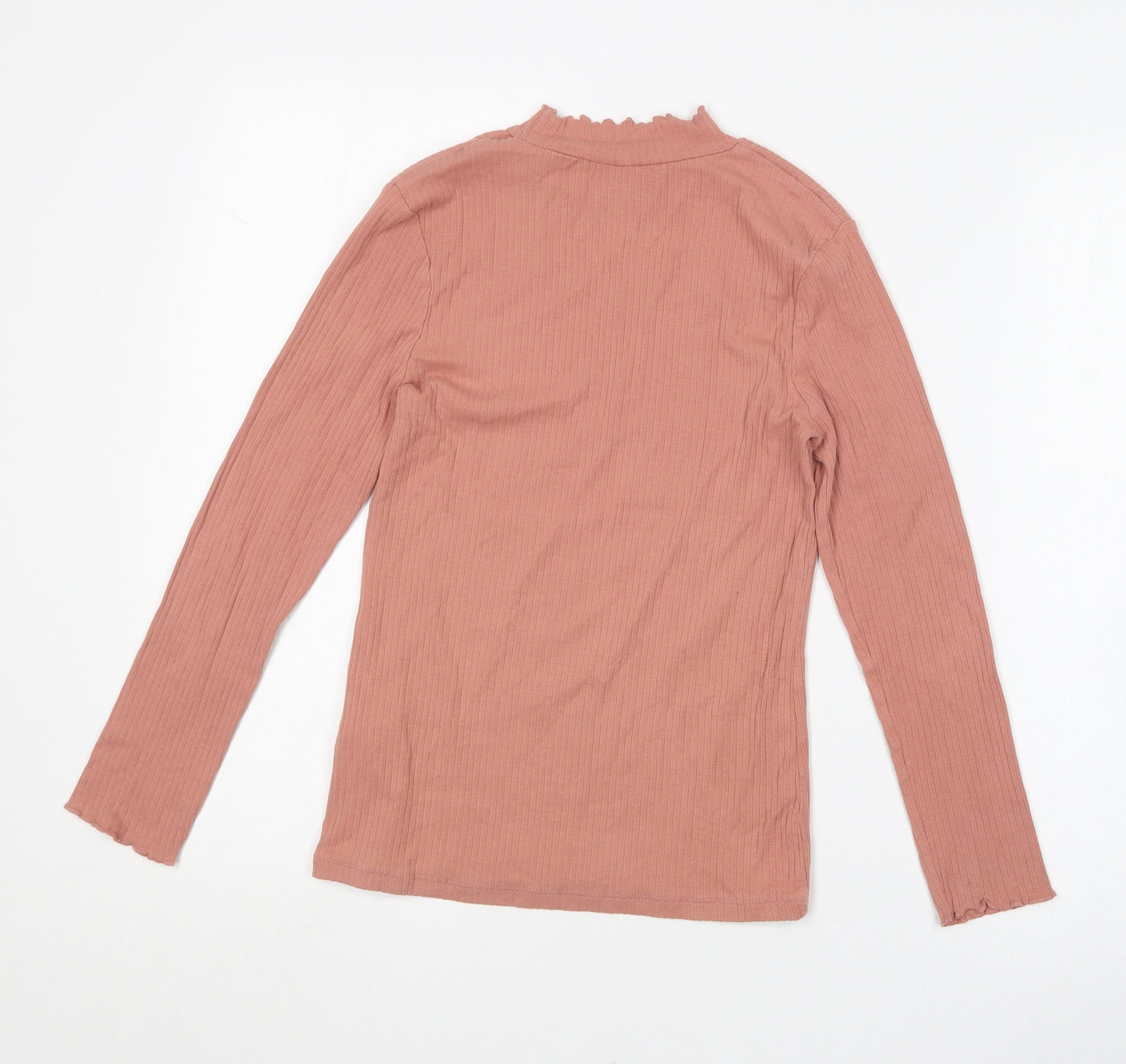 George Girls Pink  Cotton Kimono T-Shirt Size 11-12 Years Crew Neck