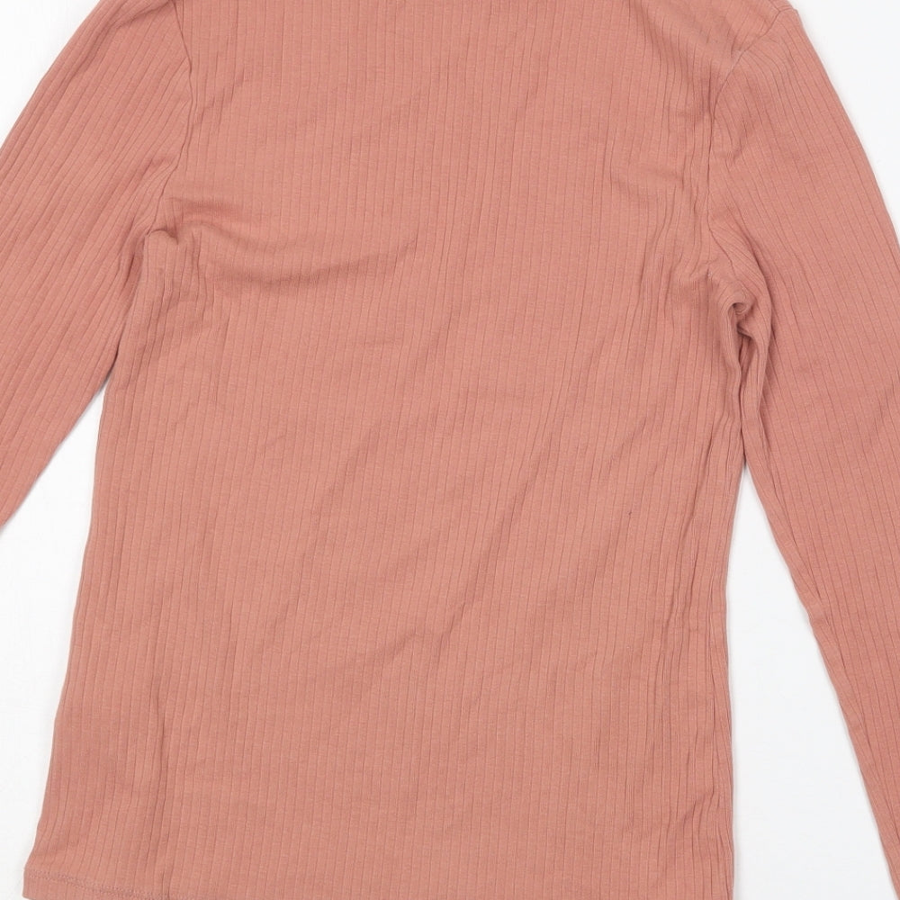 George Girls Pink  Cotton Kimono T-Shirt Size 11-12 Years Crew Neck