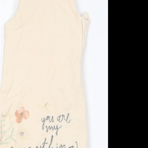 George Baby Beige Solid Cotton Robe One Piece One Size