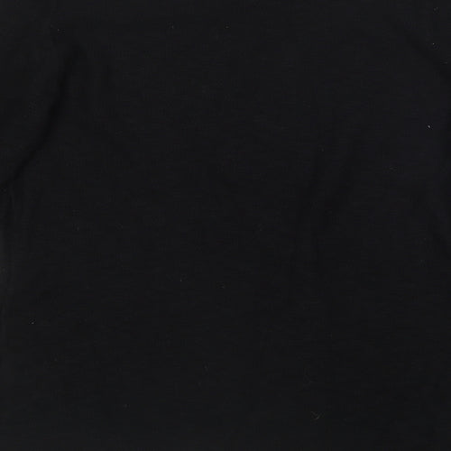 H&M Womens Black Round Neck  Cotton Pullover Jumper Size S