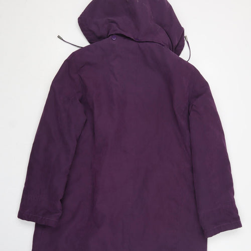 BM collection Womens Purple   Pea Coat Coat Size M