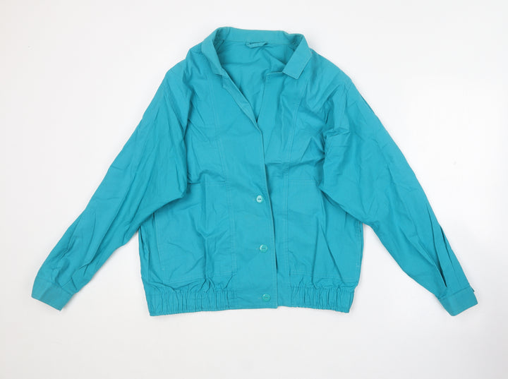 St Michael Womens Blue   Jacket  Size 14