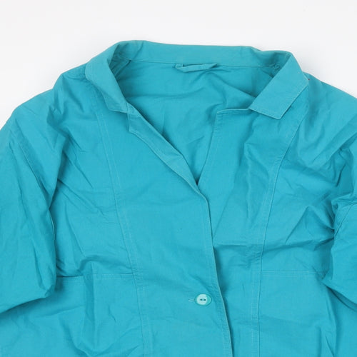 St Michael Womens Blue   Jacket  Size 14