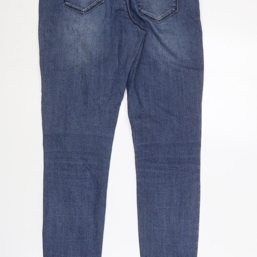 Blue Spice Womens Blue  Cotton Skinny Jeans Size 28 in L30 in Regular