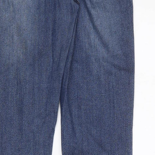 Blue Spice Womens Blue  Cotton Skinny Jeans Size 28 in L30 in Regular