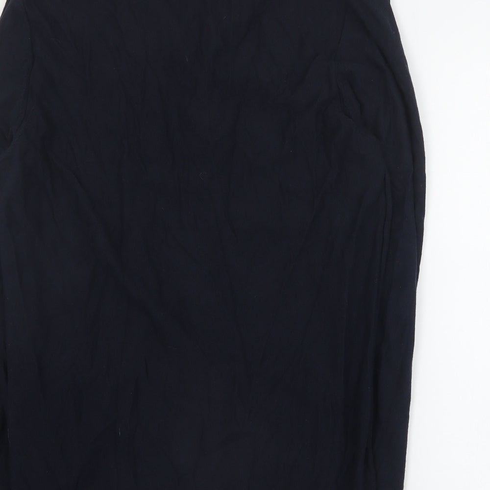 River Island Mens Blue V-Neck  Cotton Cardigan Jumper Size M