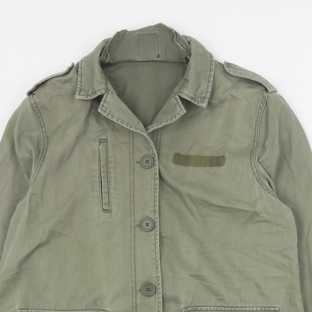 Primark Womens Green   Jacket  Size 12  Button