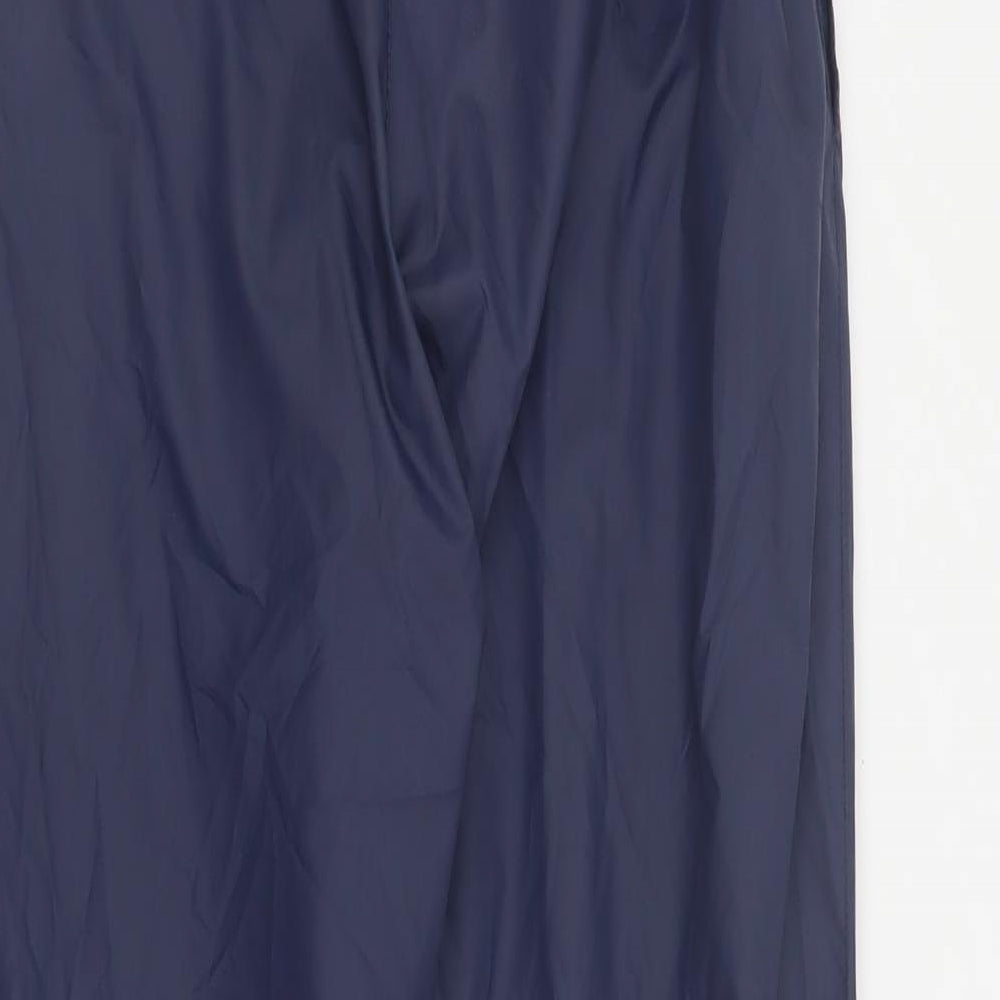 PRETTYLITTLETHING Womens Blue  Polyester Jogger Trousers Size 6 L28 in Regular Drawstring