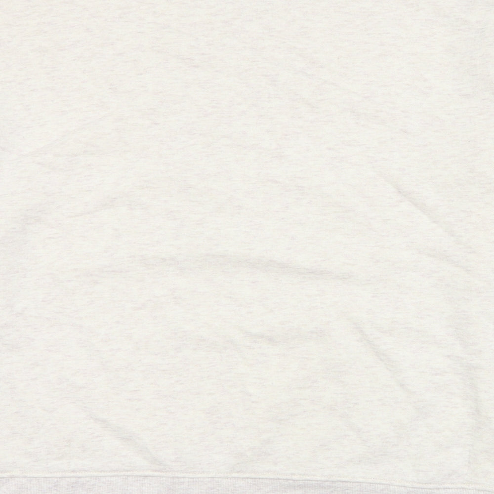 Primark Womens Beige  Cotton Pullover Sweatshirt Size L  Pullover - Slogan