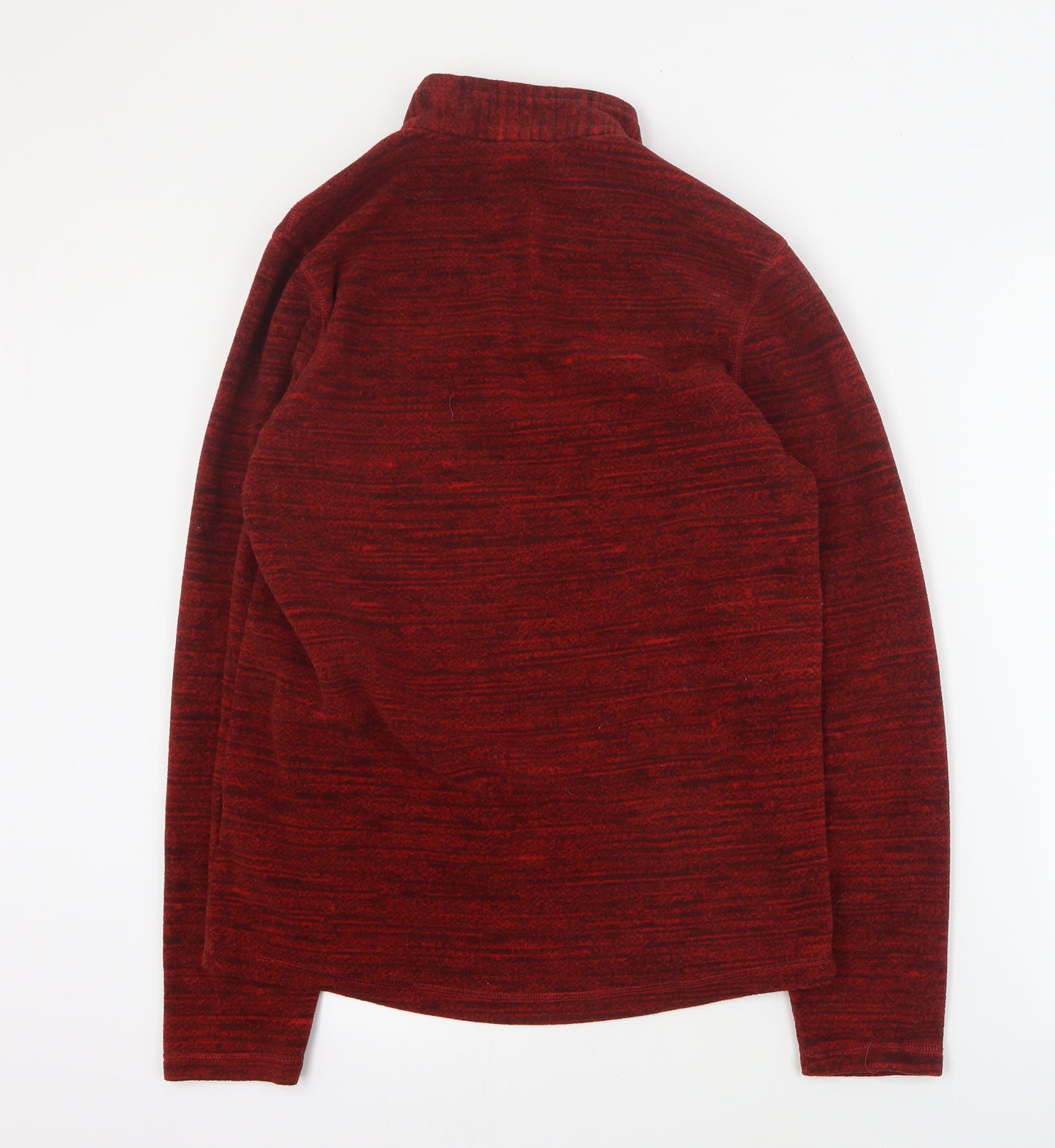 DECATHLON Womens Red  Polyester Pullover Sweatshirt Size M  Zip