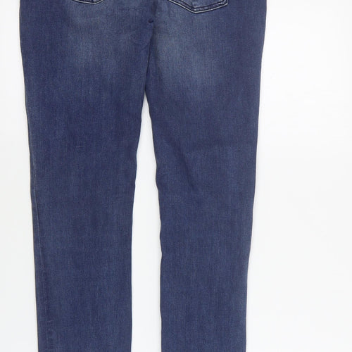 Garcis Jeans Womens Blue  Cotton Skinny Jeans Size 28 in L32 in Regular Zip
