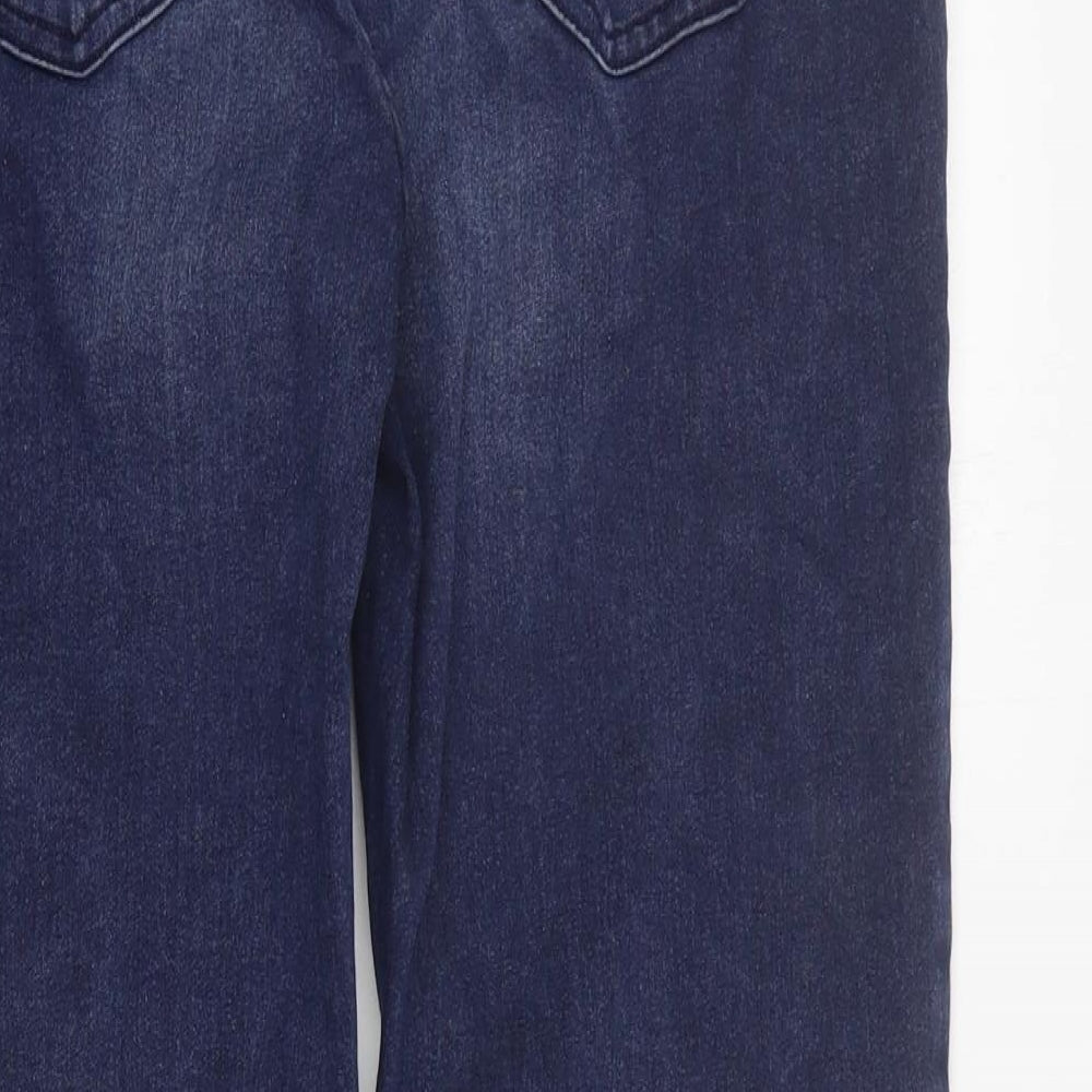 Avenue Womens Blue  Cotton Skinny Jeans Size 16 L28 in Regular Zip